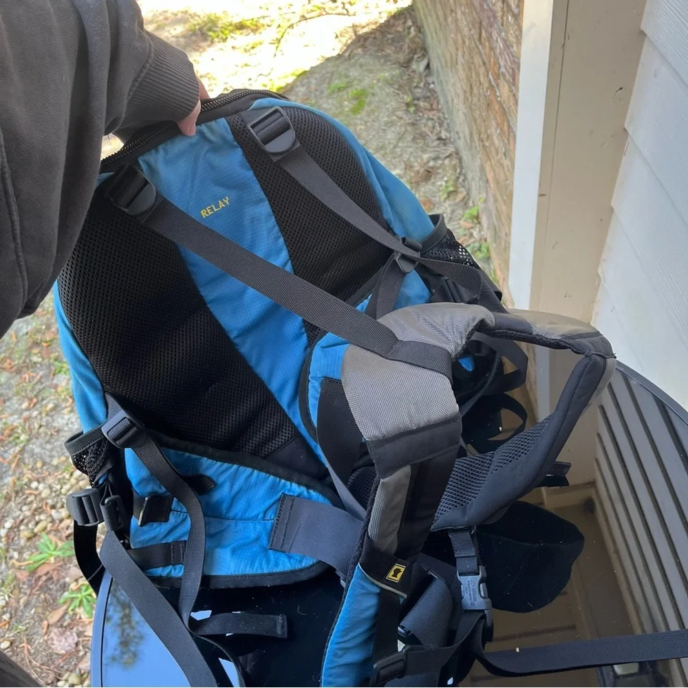 Mountainsmith Blue & Gray Daypack with Yellow Accents